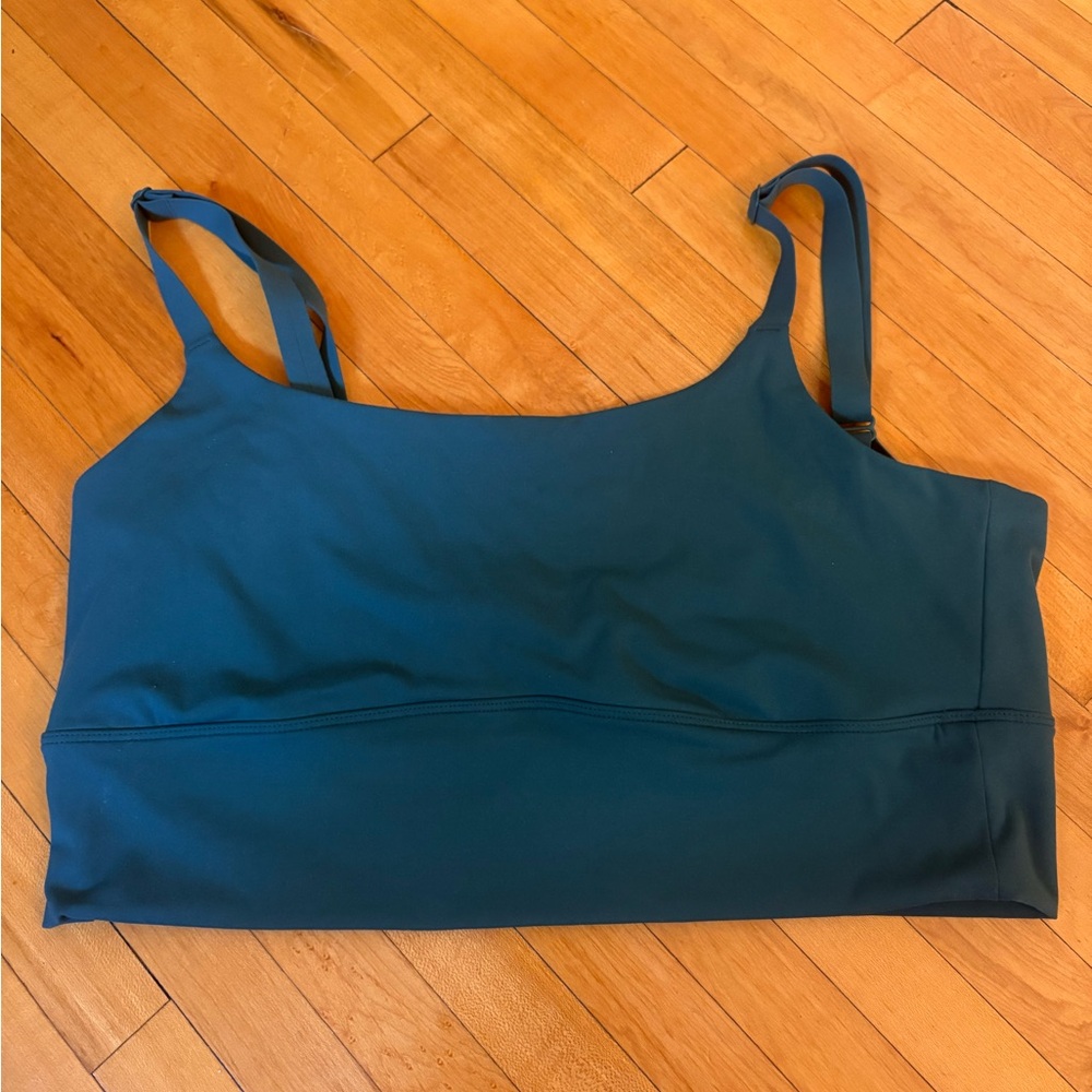 *prAna* Luxara Teal Sports Bra with adjustable straps
